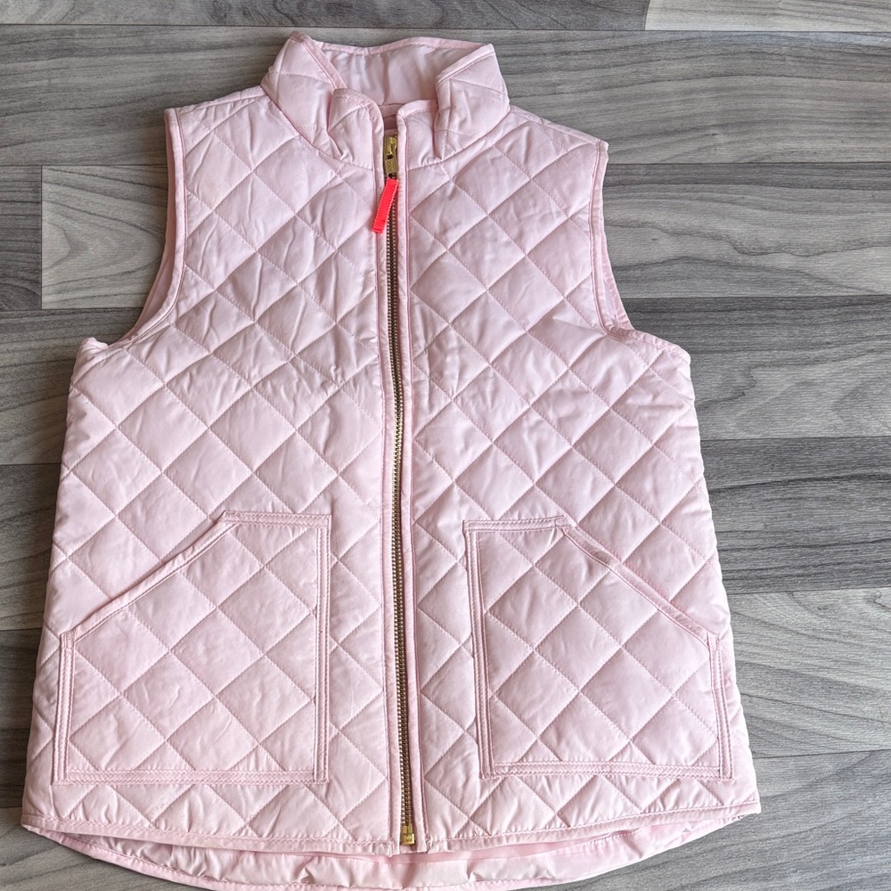Crewcuts Light Pink Quilted Kids Vest